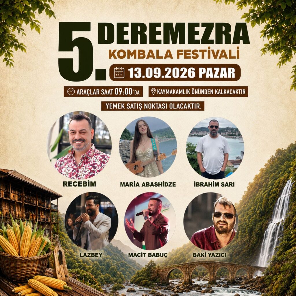 Ardeşen’de festival heyecanı: Deremezra Kombala Festivali 5’inci kez düzenleniyor
