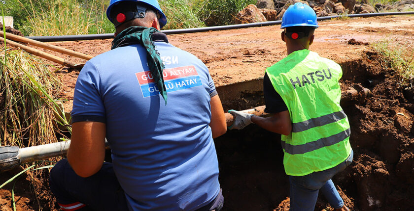 Hatay’da İçme Suyu Altyapısı İçin Çalışmalar Sürüyor