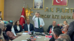 Arpaçay’da teşkilat çalışmaları ve yatırımlar masaya yatırıldı