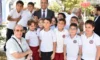 Balçova'da öğrencilere okul kıyafeti, çanta ve ayakkabı desteği
