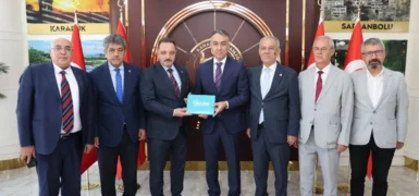 Basın Temsilcilerinden Karabük Valisi'ne Ziyaret