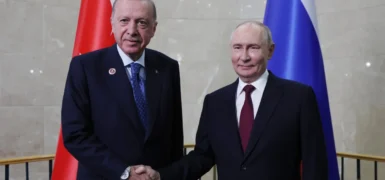 Cumhurbaşkanı Erdoğan, Rusya Devlet Başkanı Putin ile bir araya geldi