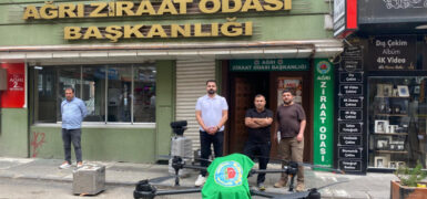 Ağrı’da tarımsal ilaçlamada teknoloji dönemi… Zirai drone sahaya indi