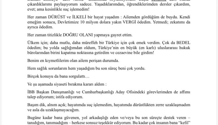 Tutuklu avukat Ece Güner siyaseti de danışmanlığı da bıraktı!