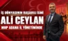 İş dünyasının başarılı İsmi Ali Ceylan, MHP Adana İl Yönetiminde