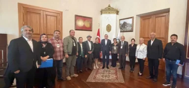 Kars Valisi Ziya Polat'tan makamına kabul