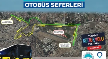 Kayseri'de Kültür Yolu Festivali'ne özel ulaşım hizmeti