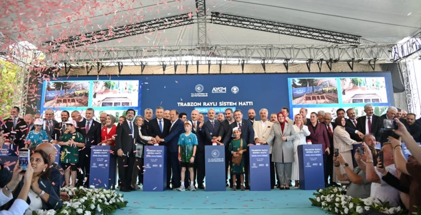 Trabzon’da raylı sistem için butona basıldı!