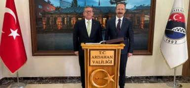 Vali Ziya Polat’tan Ardahan valisine hayırlı olsun ziyareti